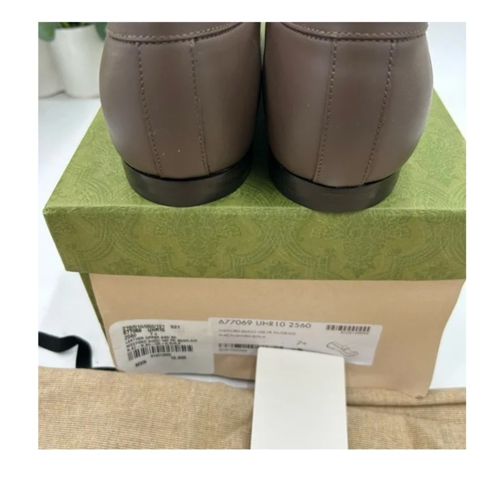 Gucci JORDAAN horse bit 100th anniversary, Leather loafers 7.5 fits 8.5 US - Picture 4 of 7